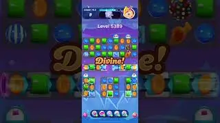 Candy Crush Saga level 5389 - Nightmare Level with 2 FREE Boosters | High Speed