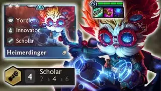 Heimerdinger DAUERFEUER - 4 Scholar | TFT Banger 48