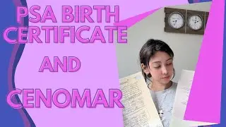 How to get a PSA Birth Certificate and Cenomar online in Philippines | British-Filipina couple