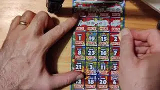 scratch cards mix Monday 13th 2021&pound;20 in Play