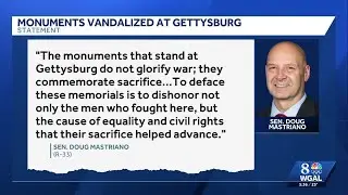 Sen. Doug Mastriano condemns vandalism at Gettysburg National Military Park
