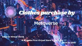 Metaverse ka ek or new features, clothes purchasing by Metaverse #metaverse #virtual