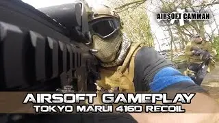 Airsoft Aim Cam Gameplay with a Tokyo Marui HK416D Recoil