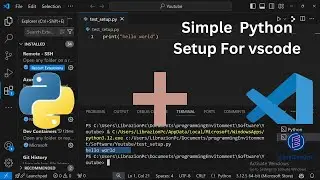 How to Install python for vscode in minutes windows pc