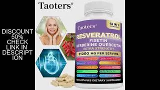 Resveratrol and Berberine Supplements - Support Brain Health, Focus, Memory, Learning, and Promote S