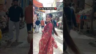 A day in Vrindavan❤️#youtubeshorts #minivlog #muskangandhi #vrindavan
