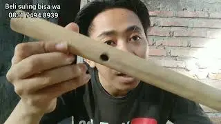 cara buat suling nada F bass