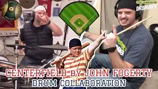 Centerfield by John Fogerty Drum Cover - Collaboration with @BruceBaxter