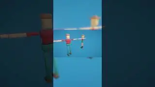 Poxel - Farmer Characters - Rigged #shorts #unity #blender #gameassets