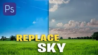 How to Replace Sky Using Blend If in Photoshop