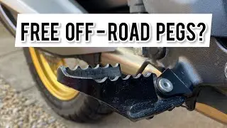 Free Off Road Foot-pegs On The New Transalp