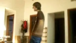 Jtehanonymous dancing in an odd fashion.