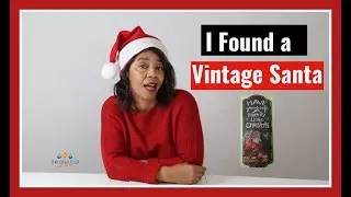 $5 Goodwill Challenge Christmas 2019 | Vintage Find? | Santa Love