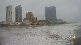 NJ Emergency Management Director Provides Update On Atlantic City As Elsa Passes Through Region