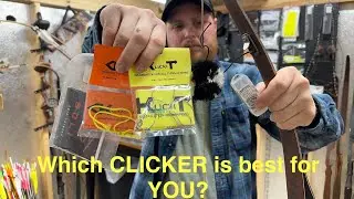 Limb Mounted Clicker! Which clicker is best for you & your traditional bow!?