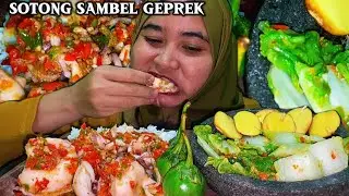 CUMI SOTONG SAMBAL GEPREK,TUMIS SAWI PUTIH DAN LALAPAN 