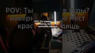 Что музыкант видит в туре #music #musictour #rockstar