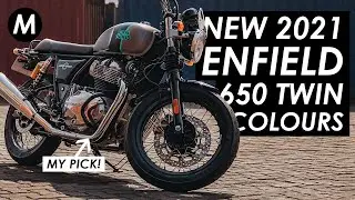 New 2021 Royal Enfield Interceptor 650 & Continental GT Colours & EURO 5 Announced!