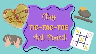 How to Make a Ceramic Tic-Tac-Toe Game! Clay Art Project
