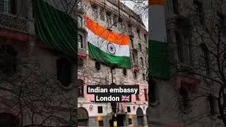 Indian embassy LONDON 🇬🇧🇮🇳🙏 #uk #london #indianembassy