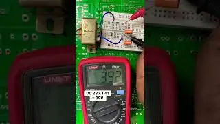 Simple Voltage Doubler #electronics #diyelectronics #circuit