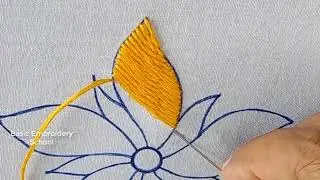 Basic Latest Flower Romanian stitch /Hand Embroidery very easy florar design needle work-57