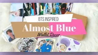 ALMOST BLUE WALLET X BTS!!! || BE & Dynamite stickers
