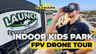 FPV Indoor Drone Tour | Launch Trampoline Park