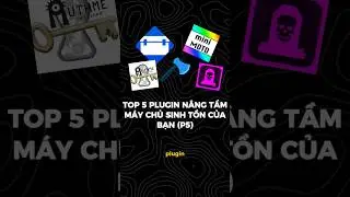 Top c&aacute;c plugin m&agrave; Server bạn cần c&oacute; #minecraft #gachcloud #minecraftplugins