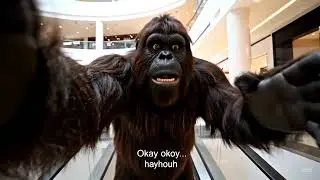 &ldquo;&ldquo;BIGFOOT Enters the Mall for the First Time: Addicted to French Fries! 😱🛍️🍟&rdquo;#bigfoot #shorts