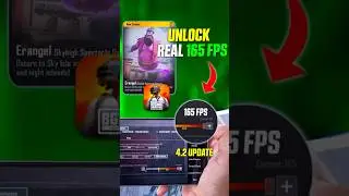 Finally 165 FPS is Here 🔥 PUBG/BGMI  #smartphone #bgmisensitivitysettingscode #120fps #pubg