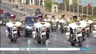 مراسم الاستقبال الرسمية لجلالة السلطان المعظم لدى وصوله إلى جمهورية #مصر العربية الشقيقة