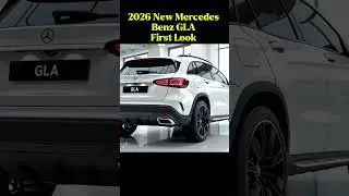 New 2026 Mercedes Benz GLA first look #mercedes #mercedesbenzgla #mercedesgla #cars #luxury
