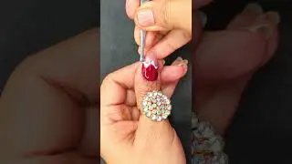 begginers friendly easy nail art design 😍 #simplenails #youtubeshorts #nails #nailart