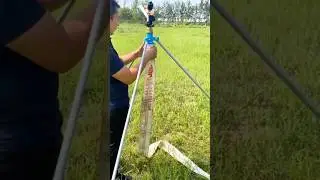 Set Up a Powerful Sprinkler Irrigation #farmingmachines