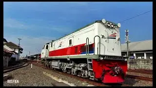 Langsir Sore Lokomotif CC203 98 16