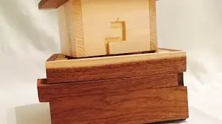Making a jewelry box/ stash box with sliding puzzle to open & close