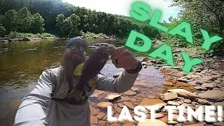 Cheat River SMALLMOUTH SLAY | LAST TIME Bouldering For Bronzebacks