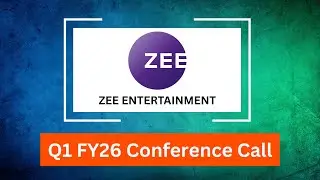 Zee Entertainment Q1 FY26 Concall: Ad Revenue Rebounds | Strong Digital Growth & Cost Control