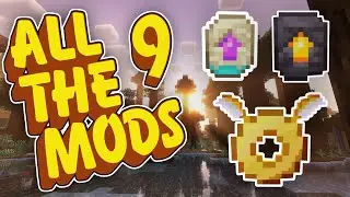 Minecraft All The Mods 9 EP 8 - ATM9 - Кольцо ангела, Шаблон из вибраниума, Шаблон из унобтаниума!