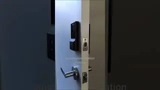 Eufy E110 smart lock installed