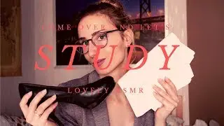 I'M STUDYING WITH YOU [ROLEPLAY] // ASMR - high heels, soft spoken, paper ripping