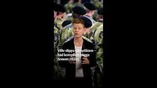 Ville slippa v&auml;rnplikten &ndash; bad kompisen hugga honom i foten