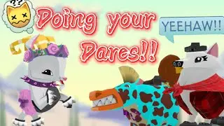 DOING YOUR DARES! PART 2- PINK CLOUDS AJ