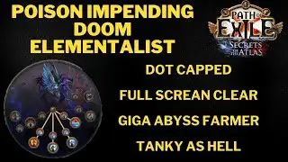 POE 3.26 Poison Impending Doom Элементалист против Уберов и Бездны Риск Фарм