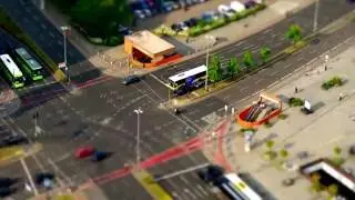 Tilt Shift Miniature Effect with Sony A7 RII Time-lapse App using (Areal BERLIN)