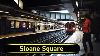 Tube Station Sloane Square - London 🇬🇧 - Walkthrough 🚶