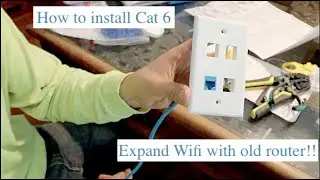 Using an old router to Extend WIFI Network (Cat 6 Run)