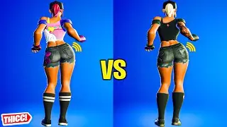 Fortnite OG vs Inked Beach Bomber Party Hips 1 Hour Version! Thicc 🍑😘 New Edit Style Emote Battle 😍🔥