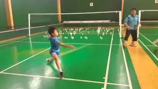 Galva s badminton forehand safety training